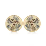 Ivory Riad Cufflinks | Moorish-Inspired Enameled Cufflinks | Jaipurio